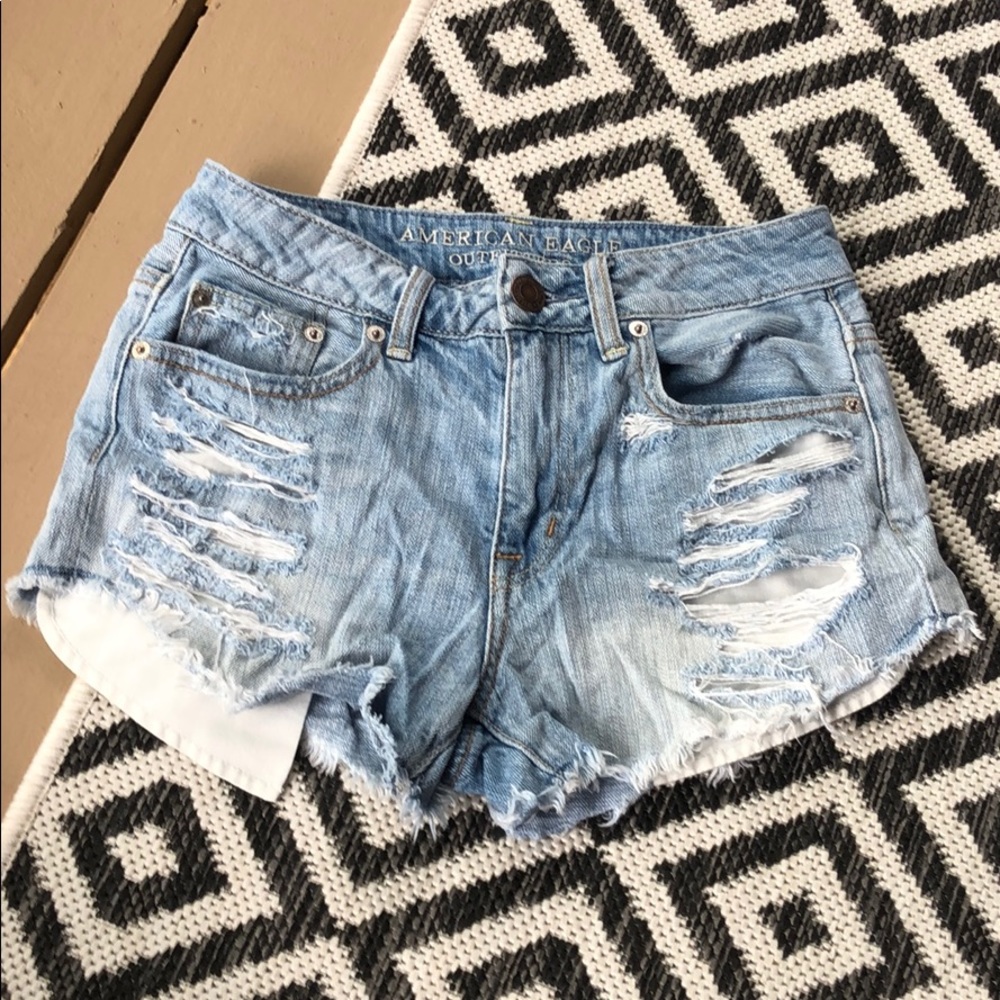 American eagle jean shorts
